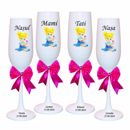 pahare botez personalizate bebe cenusareasa