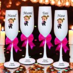 pahare botez personalizate bossbaby fetita roz