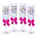 pahare botez personalizate elefant coroana