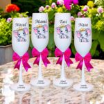 pahare botez personalizate elefant coroana