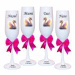 pahare botez personalizate lebada eleganta