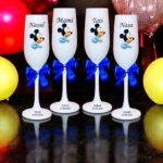 pahare botez personalizate mickey bebelus