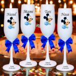 pahare botez personalizate mickey bebelus