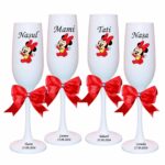 pahare botez personalizate minnie bebelus