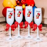 pahare botez personalizate minnie bebelus