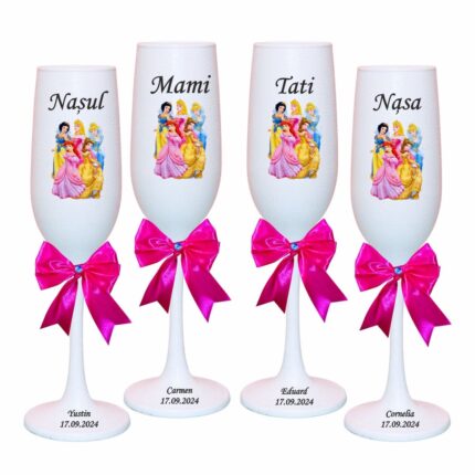 pahare botez personalizate printese disney