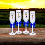 pahare botez personalizate printisor albastru