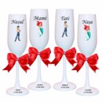 pahare botez personalizate sirena print