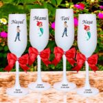 pahare botez personalizate sirena print