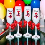 pahare botez personalizate spiderman bebelus
