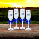 pahare botez personalizate strumf clopotel