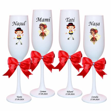 pahare botez personalizate traditional romanesc