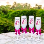 pahare botez personalizate unicorn inimi