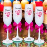 pahare botez personalizate zana roz