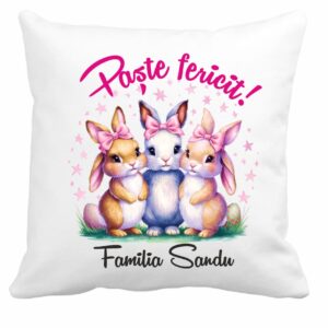 Perna Personalizata Paste Multicolor 40 40 Cm Pps012