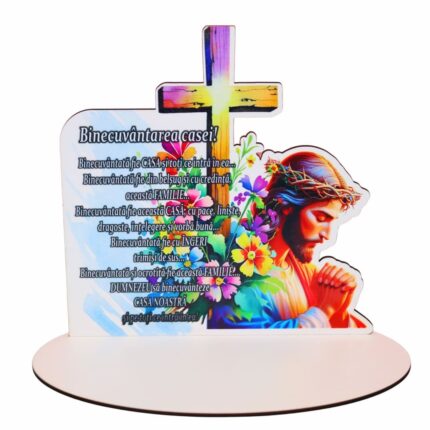 Suport Lumanare Paste Binecuvantarea Casei 20 19 5 Cm Spluv003