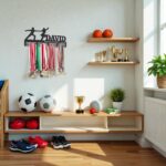 suport medalii personalizat dans negru