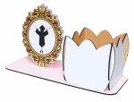 Decoratiune Absolvire, Tip Cutie Aranjament Floral, Lemn, 28x12cm, CABS002 - imagine 3