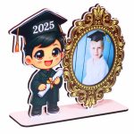 Decoratiune Absolvire, Tip Rama Foto, Lemn, 18x15cm, CABS004 - imagine 2