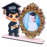 Decoratiune Absolvire, Tip Rama Foto, Lemn, 18x15cm, CABS004 - imagine 3