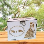 Cutie Dar Miri, Fluturi, Alb, Lemn, 29x20x20 cm, CDN008 - imagine 3