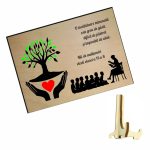 Decoratiune Cadou, Personalizata, Invatatoare, Lemn, 20x15cm, DCPS015 - imagine 2