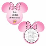 Invitatie botez, Minnie Mouse, IC43 - imagine 4
