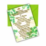 Invitatie Nunta, A5, Verde, INC009 - imagine 2