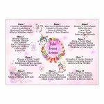 Lista Invitati Botez, Personalizata, Unicorn, Multicolor, Carton, LIB001