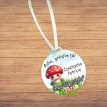 Medalie Personalizata, Gradinita, Lemn, Multicolor, 6x6,5cm, MDUV001 - imagine 3