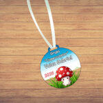Medalie Personalizata, Gradinita, Lemn, Multicolor, 6x6,5cm, MDUV006 - imagine 3