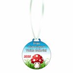 Medalie Personalizata, Gradinita, Lemn, Multicolor, 6x6,5cm, MDUV006