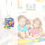 Medalie Personalizata, Gradinita, Lemn, Multicolor, 6x6,5cm, MDUV010 - imagine 2
