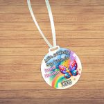 Medalie Personalizata, Gradinita, Lemn, Multicolor, 6x6,5cm, MDUV010 - imagine 3