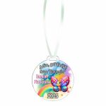 Medalie Personalizata, Gradinita, Lemn, Multicolor, 6x6,5cm, MDUV010