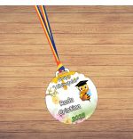 Medalie Personalizata, Gradinita, Lemn, Multicolor, 6x6,5cm, MDUV013 - imagine 3