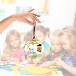 Medalie Personalizata, Gradinita, Lemn, Multicolor, 6x6,5cm, MDUV013 - imagine 2