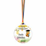Medalie Personalizata, Gradinita, Lemn, Multicolor, 6x6,5cm, MDUV013