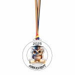 Medalie Personalizata, Absolvent, Lemn, Multicolor, 6x6,5cm, MDUV017