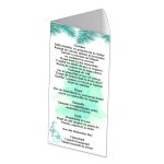 Meniu de masa, Nunta, Model MN9, Carton - imagine 3