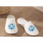 Set Papuci, Mireasa, Personalizat, Albastru, Nunta, PMN002 - imagine 2