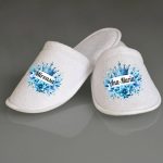Set Papuci, Mireasa, Personalizat, Albastru, Nunta, PMN002 - imagine 4