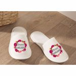 Set Papuci, Mireasa, Personalizat, Roz, Nunta, PMN004 - imagine 2