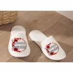 Set Papuci, Mireasa, Personalizat, Rosu, Nunta, PMN009 - imagine 2