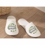 Set Papuci, Mireasa, Personalizat, Verde, Nunta, PMN010 - imagine 2