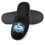 Set Papuci, Mire, Personalizat, Albastru, Nunta, PMN012 - imagine 4