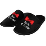 Set Papuci, Mire, Personalizat, Rosu, Nunta, PMN014 - imagine 2