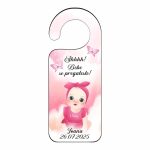 Placuta Usa, Personalizata, Botez, Baby Girl, 15x6cm, PUBSHH033