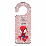 Placuta Usa, Personalizata, Botez, Spider-Man, 15x6cm, PUBSHH035