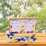 Set Mot Personalizat, 5 Piese, Lemn, Multicolor, 20x30cm, SMD139 - imagine 2